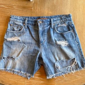 Joe’s Jeans deconstructed shorts
